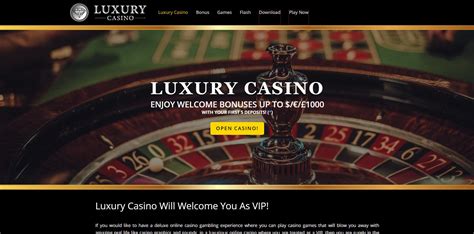  luxury casino welcome